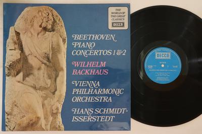 LP Record WILHELM BACKHAUS, HANS SCHMIDT ISSE - Beethoven Piano Concerto No.1 In C SPA401 DECCA 1975 UK Classical Used