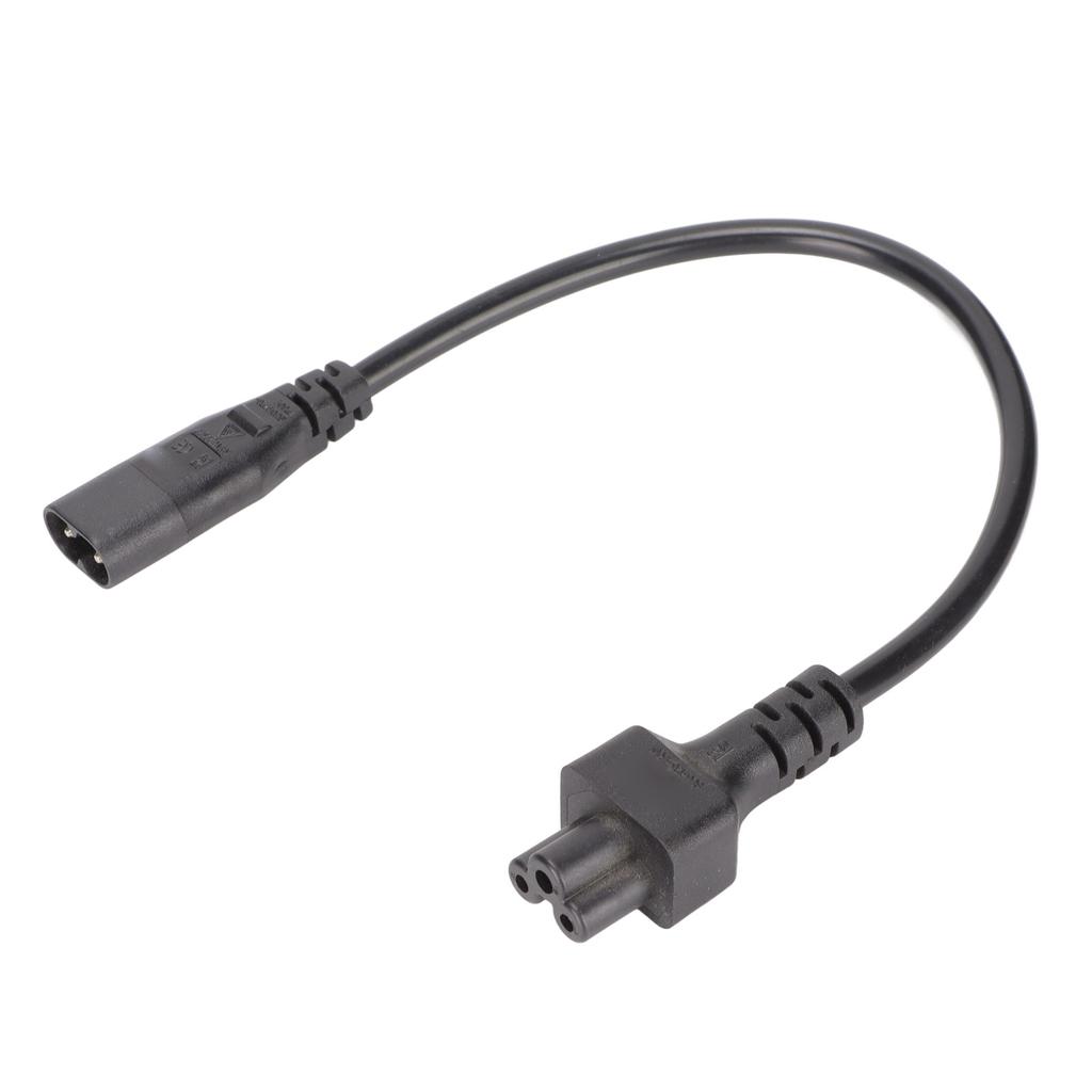 IEC320 C8 to IEC320 C5 Power Cord IEC320 C8 Male to C5 Female Cable Adapter for 3 Prong Laptop Power Adapters 100‑250V