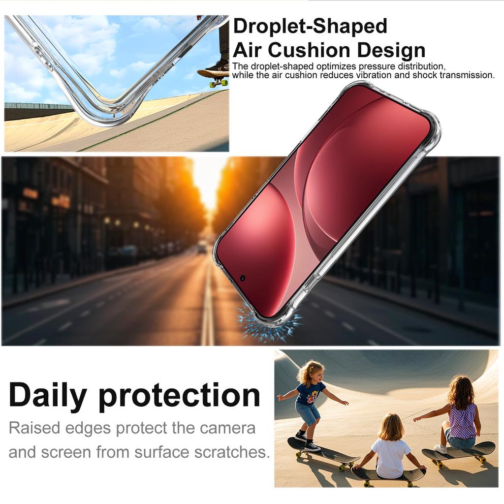 For OPPO Find X9 Pro 5G Phone Case IMAK Shock-resistant Soft Case