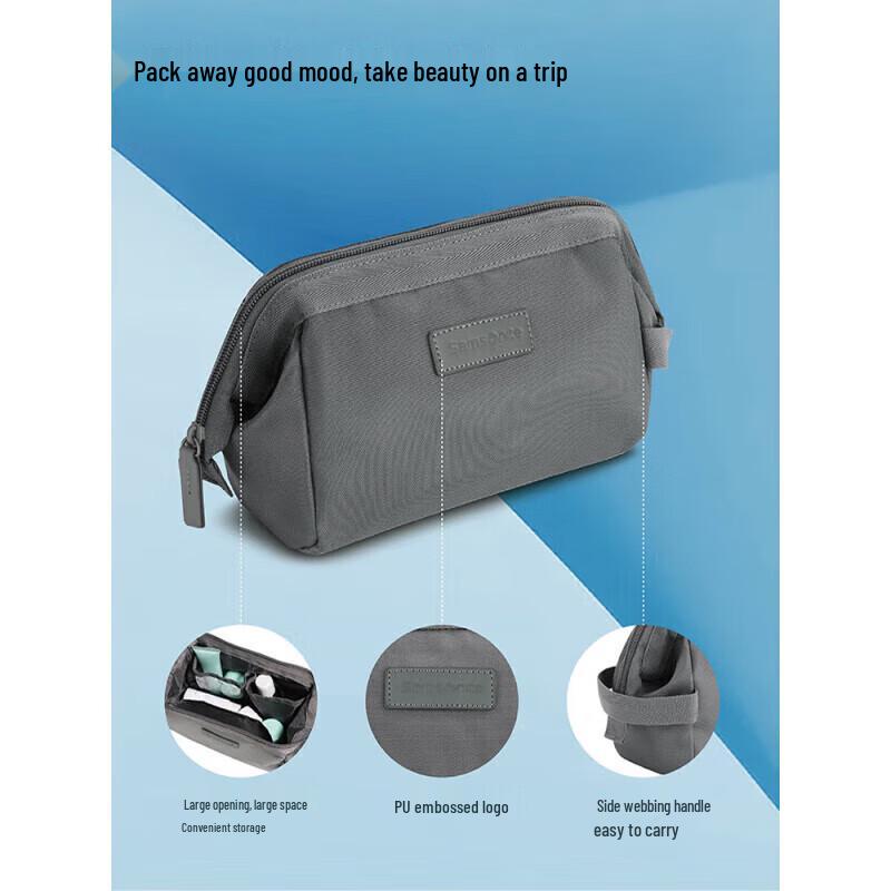 

Samsonite Unisex Travel Toiletry Bag with Dry Wet Separation Standard