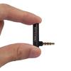 90° 3,5mm Stecker auf Buchse Audioadapter für Kopfhörer & Mikrofone (Apple & Android)