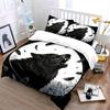 Wolf Art Decor Set - Home Soft Comfortable Duvet Cover Bedding Set Included 1*Duvet Cover & 2*Pillowcases, Gift