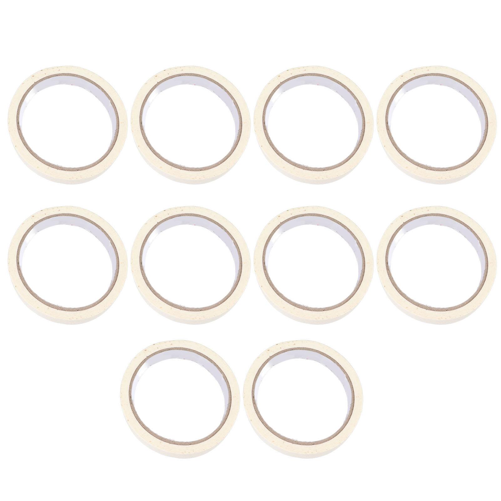 

10 Rolls White Masking Tape 0.7in Width Easy Tear High Adhesive Paint Tape for Painting DIY Arts Crafts Labeling