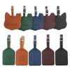 PU Leather Luggage Tag Suitcase Label ID Address Holder Travel Accessories Portable Name Tag