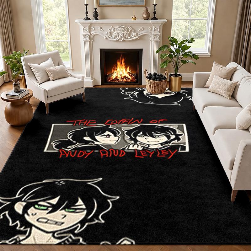 Ashley And Andrew Carpet Door Mat for Living Room or Bedroom Protective Mat Under Chair Office Decoration Christmas Gift Birthday Present