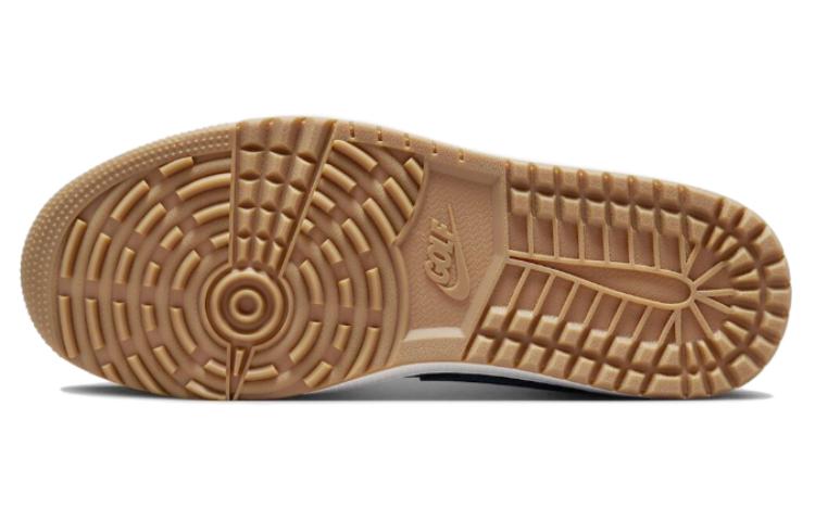 Jordan 1 Retro Niskie Golfowe Czarne Guma