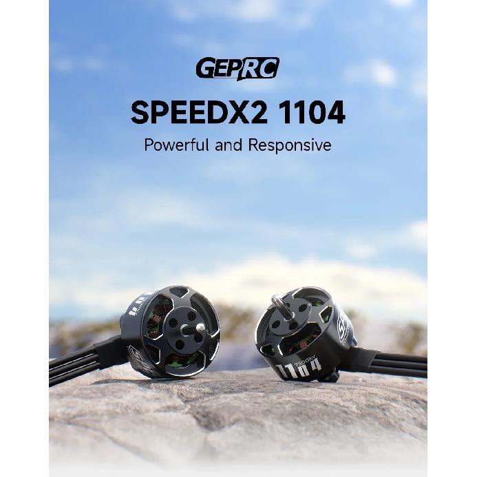 GEPRC SPEEDX2 1104 7500KV Brushless 3S Motor 13.2A for 1.6-2.2 Inch RC FPV Racing Quadcopter High Performance