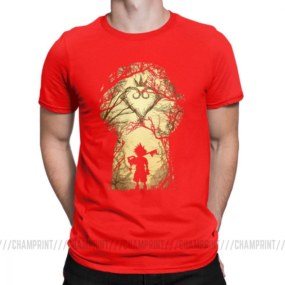 

Kingdoms Heart Novelty T Shirt Men My Kingdom Sora Keys Short Sleeve Clothes Gift Tee Shirt Pure Cotton O Neck TShirt S