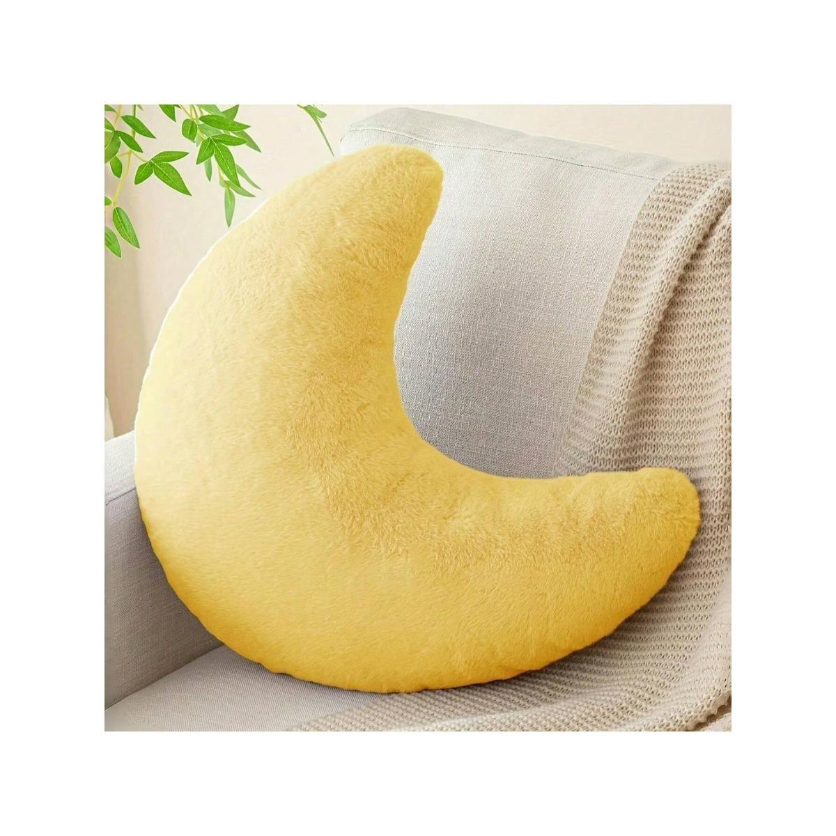 

1 Month Shaped Pillow, Suitable For Indoor Decoration, Chairs, And Office Chairs 50cm