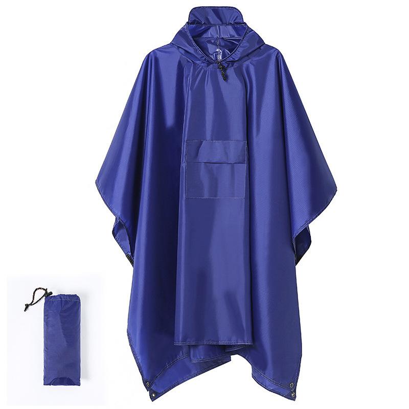 Multiple Colors High Visibility Reflective Safety Pullover Raincoat Anti Static Work Clothes for Construction Workwear 210*140cm синий