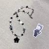 Y2K Choker Fashion Jewelry Star Pendant Beaded Necklace Resin Neck Jewelry Exquisite Accessory for Party Daily Wear