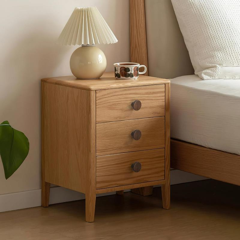 8pcs Wooden Drawer Handles - Sturdy Cabinet Knobs Designed for Single Hole Installation On Dressers, Wardrobes, Kitchen Cabinets