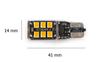 2 Pcs LED Bulb T10 W10W 10-18V 560lm CANBUS Orange Off-Road