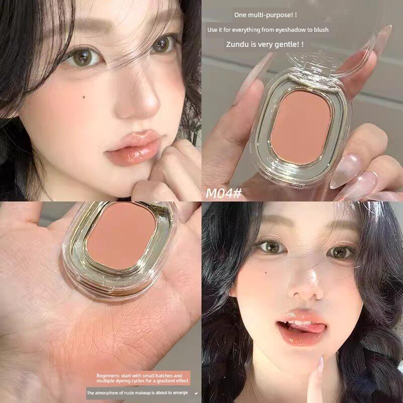 Novice-Friendly Mint Fresh Spring-Summer Green Leaf Green Apple Shimmering Green Micro-Glitter Cantaloupe Single Color Eyeshadow