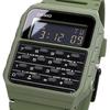 [Casio] Wristwatch with calculator function Caliculator watch CA-53WF-3B Green with genuine box O...