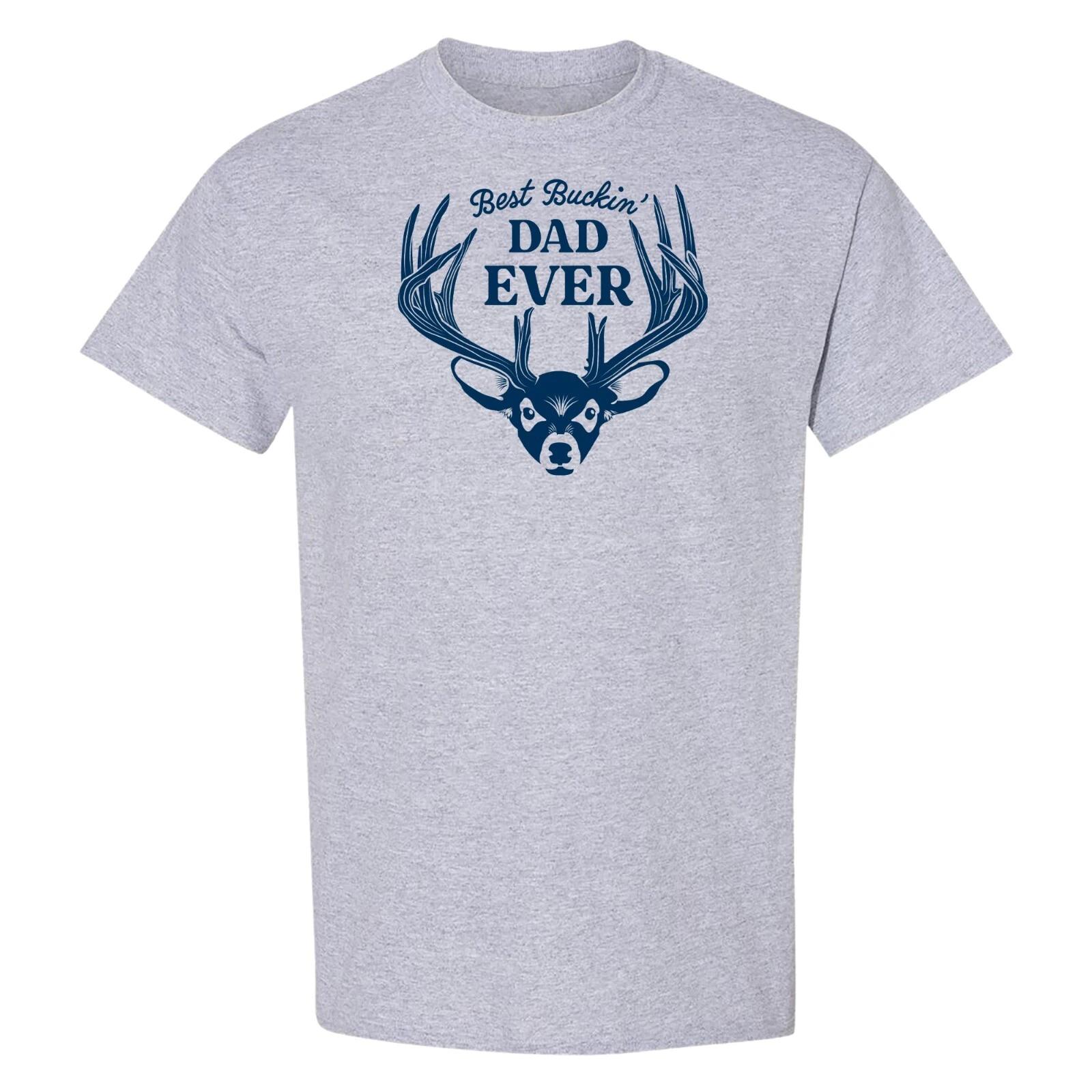 Best Buckin Dad Ever Basic Cotton T-Shirt 2XL
