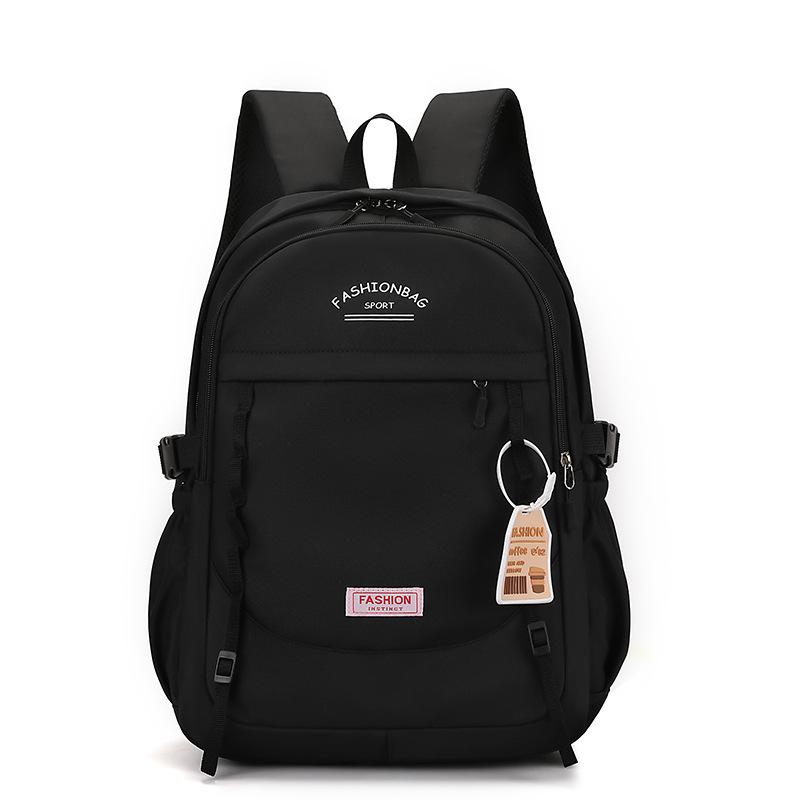 School Bag Junior High School Girls College High School Versatile Contrasting Color Backpack Niche Design College Student Backpack