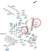 Vite deflettore di fasatura BULLONE-T/CATENA Per Hyundai Per KIA 2.0L 2.4L G4KD G4KE G4KA G4KC OEM 2434925001 2434825001