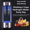 5W Rechargeable Hydrogens Rich Water Bottle Cup Generator Water Maker 450ML Portable Pure H2 Hydrogens-rich Water Bottle