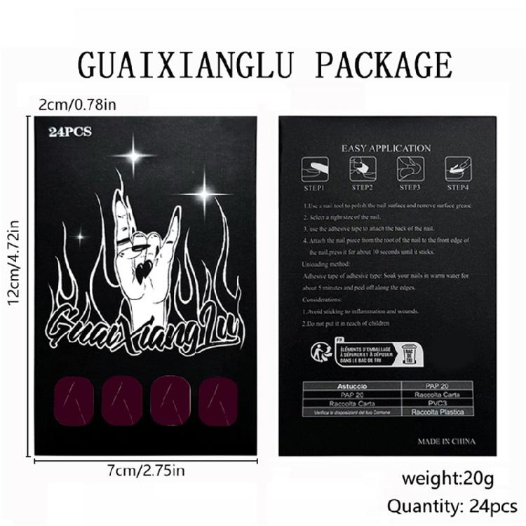 24 Stück Quadratische Falschnägel Lila Aufdrücknägel Künstliche Nägel Falsche Nägel Aufkleben Nageldesigns Französische Nagelspitzen Geschenke