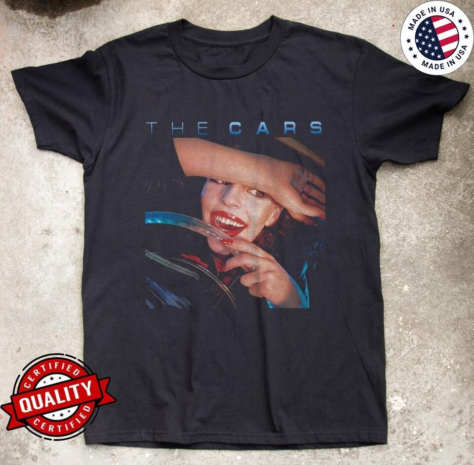The Cars American Rock Band Black Unisex T-Shirt All Sizes S-5XL Unisex T-Shirt S