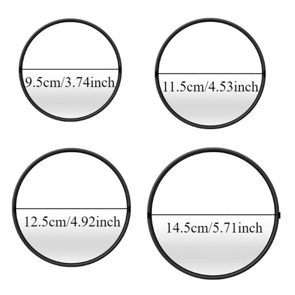 2Pcs 9/12/14cm Car Blind Spot Mirror Reversing Auxiliary Mirror  Car Observation