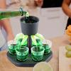 Shot Glasses Whisky Dispense Funnel PE Beer Dispenser Rack Wine Dispenser Wine Set Bar Accessories