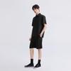 GXG Men's Casual Half-Placket Short Sleeve Shirt