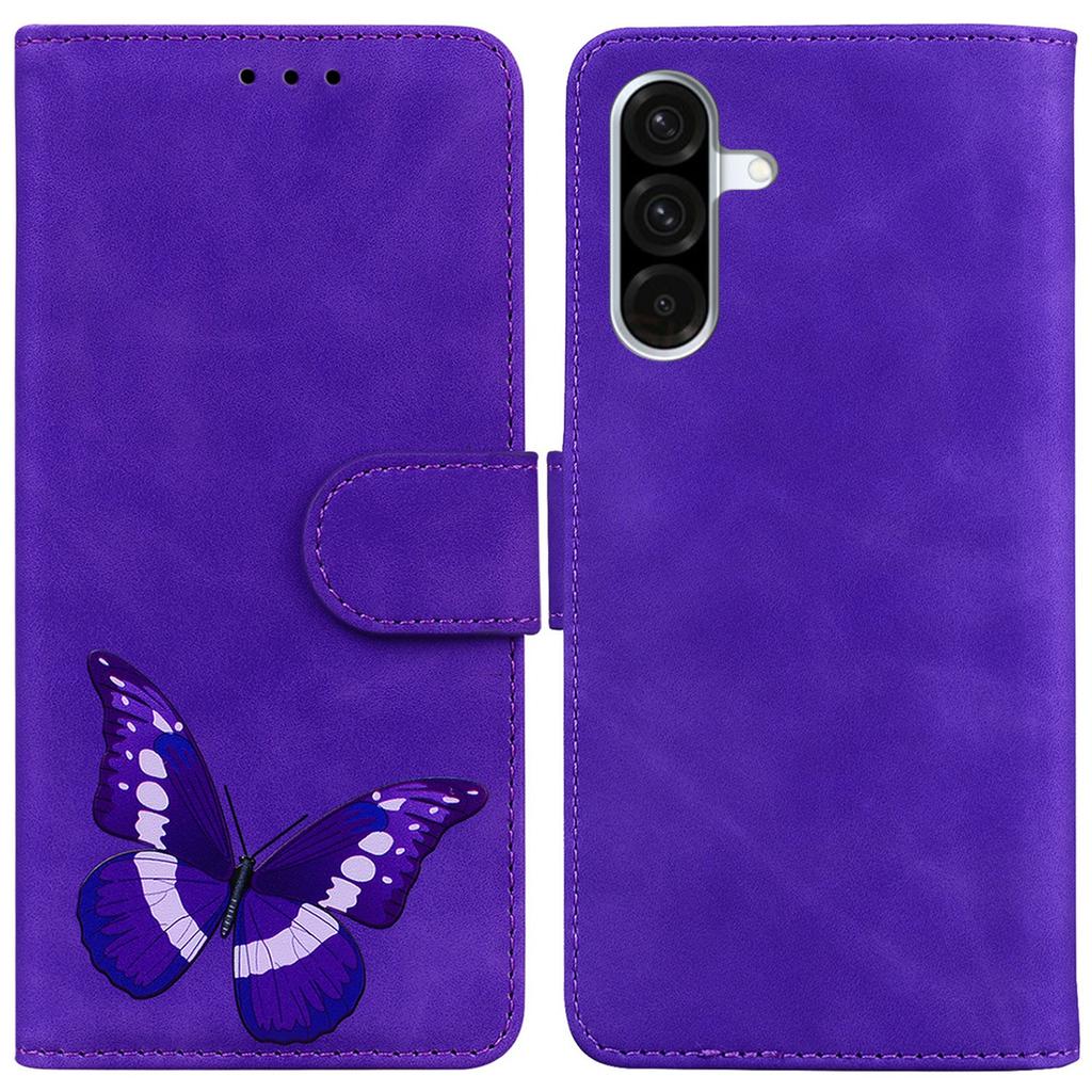 For Samsung Galaxy A56 5G/A36 5G Stand Case PU Leather Phone Cover Butterfly Printed