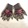 LONTG Wolf Gloves with Claws, Scary Werewolf Gloves, Wolf Cosplay, Animal Costume, Halloween Costume, Disguise, Transformation, Costume Accessory for