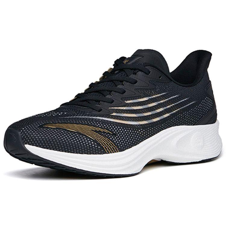 Anta Mach 2.0 Nitrogen Technology Professional Durable Breathable Low-Top Running Shoes Men Sneakers Black 112225583-9