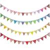 Multicolor Birthday Triangle Flags for Kids' Party Tent Decor