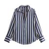Fashion Style 2023 Autumn New Women's Clothing Slim Looking Easiest for Match Silk Satin Texture Drape Shirt 8160276 080