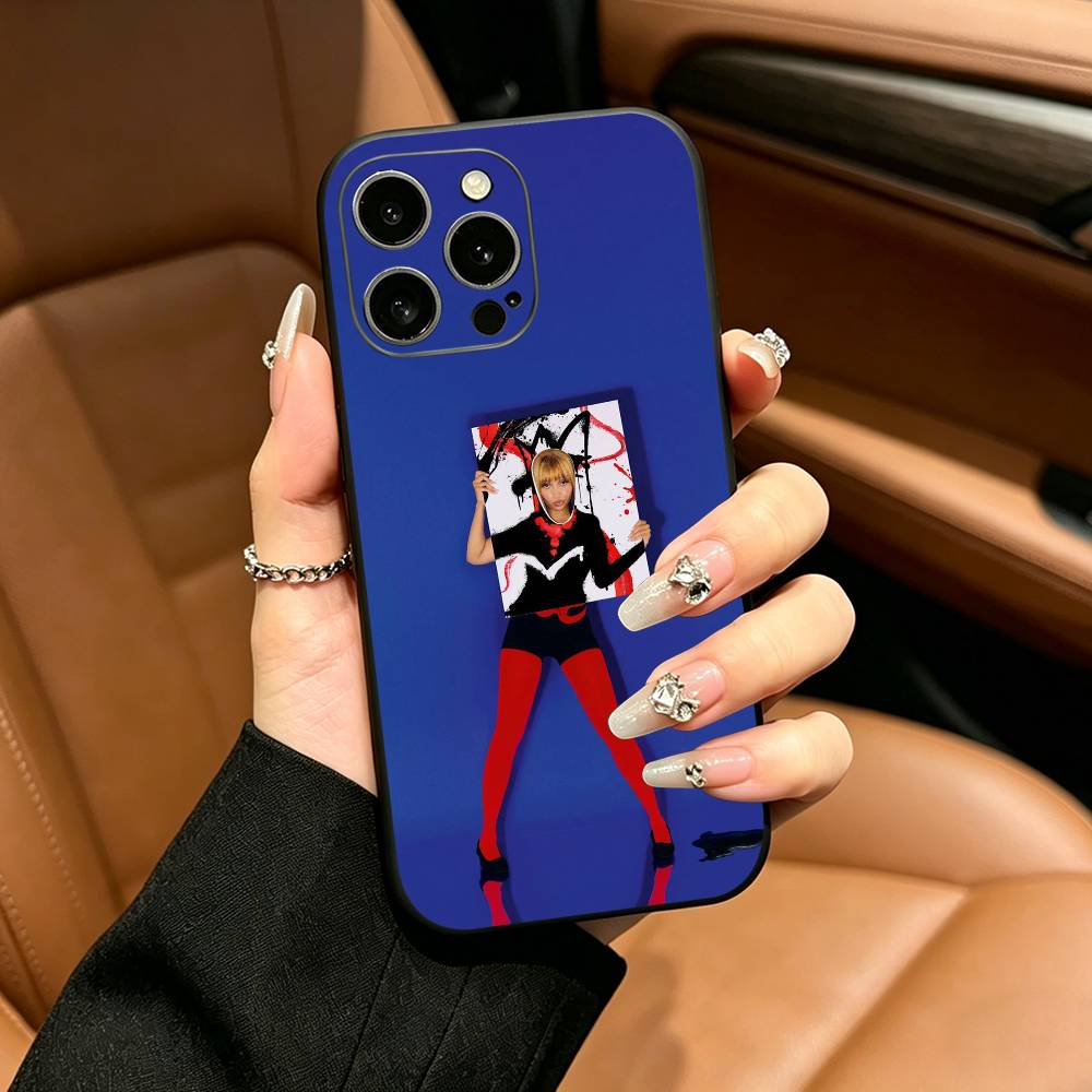 Street Mix PinkPantheress Phone Case For iPhone 12 13 14 15 16 17 Pro Max, Lightweight and practical Soft Black Cover