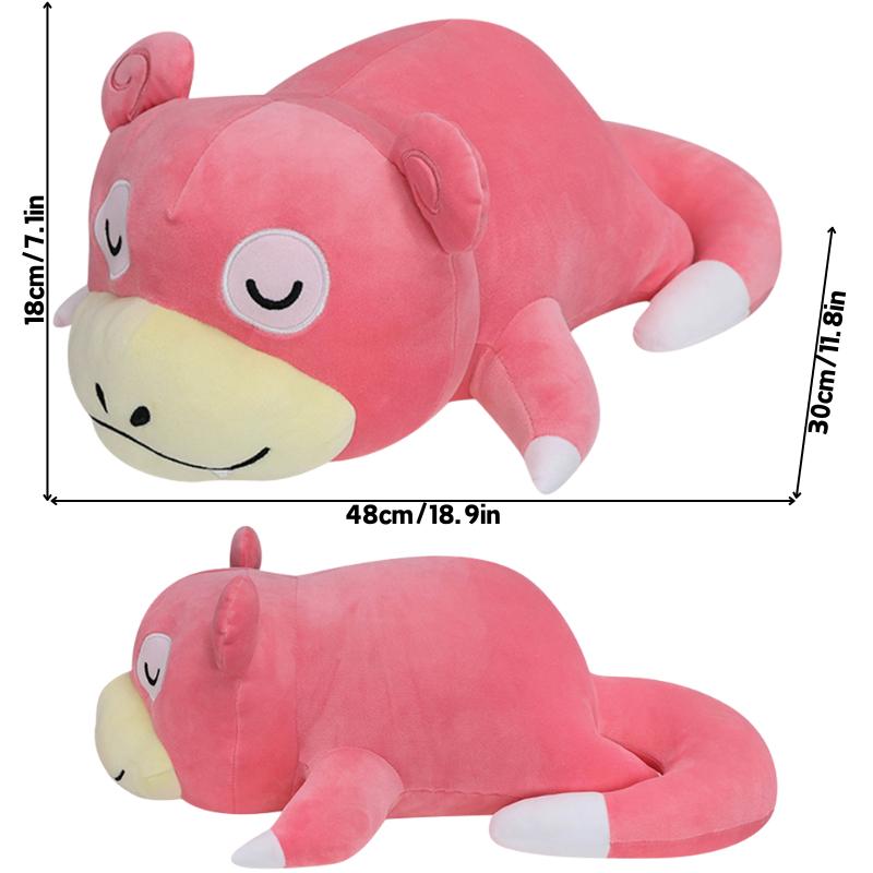 Kawaii Pokemon Sleep Cubone Slowpoke Chikorita Psyduck Lucario Piplup Perne de pluș Jucării Lapras Furret Dragonair Mew Peluche Papusa