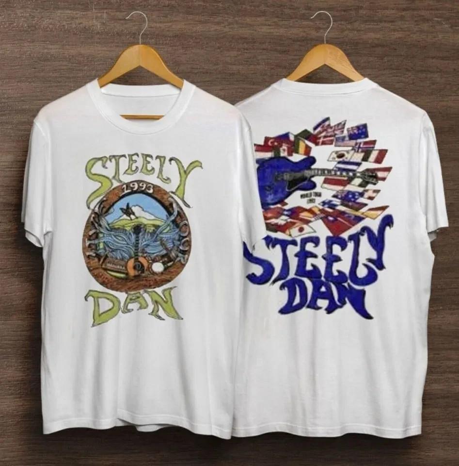 Vintage Steely Dan 1993 World Tour T-Shirt, Steely Dan Tour 93 Shirt, Vintage 90 XXL