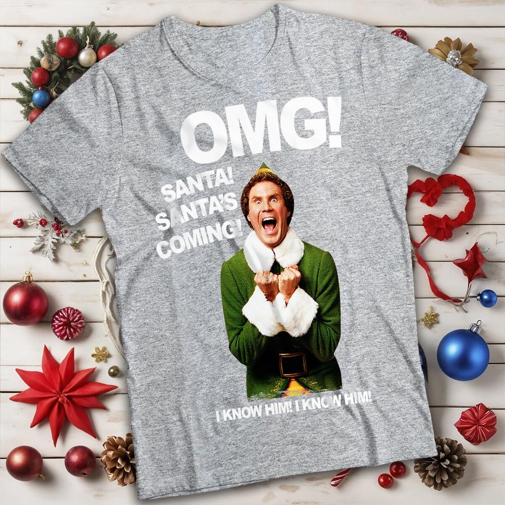 Funny Ugly Unisexs And Unisexs Buddy The Elf Christmas Tshirt Tee Mc