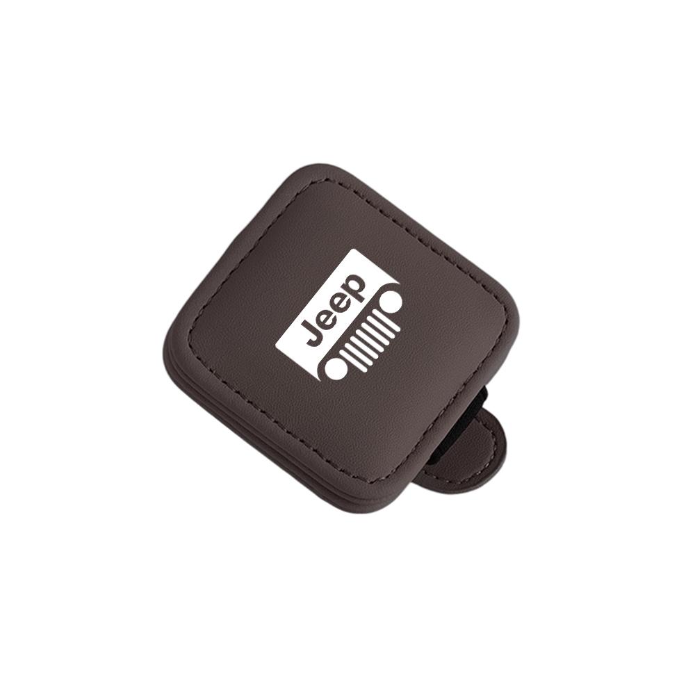 Car Sun Visor Glasses Clip Ticket Card Eyeglass Hanger Sunglasses Holder For Jeep Renegade Patriot Wrangler Cherokee Compass JK