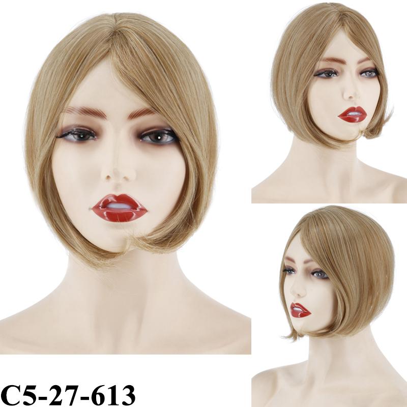 

LISI HAIR женские натуральные короткие волосы, заколка для наращивания волос на голове, чтобы покрыть выпадение волос, белые волосы, парик из синтетического волокна, ежедневное использование