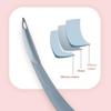 Food Grade Silicone Spatula Specifically Efficient Blender Scraper for TM5/6 with Ergonomic Handle and Soft Blade