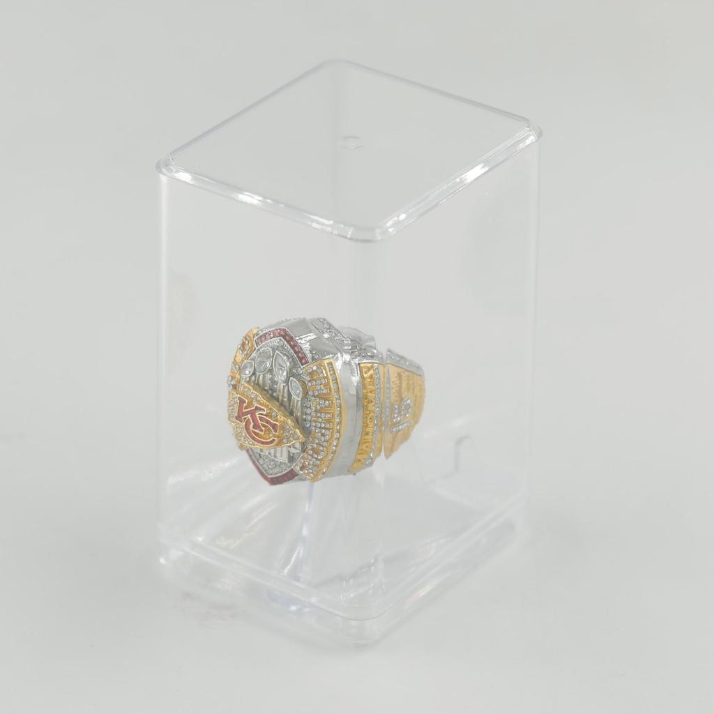 58th Super Bowl (2023-2024) Kansas City Chiefs Championship Ring Trophy with Engraving Flip Cover