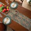 Thickened Tablecloth Vintage Table Cover Elegant Jacquard Table Runner  Banquet