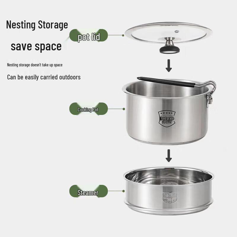 Wutuo Outdoor Camping Cookware