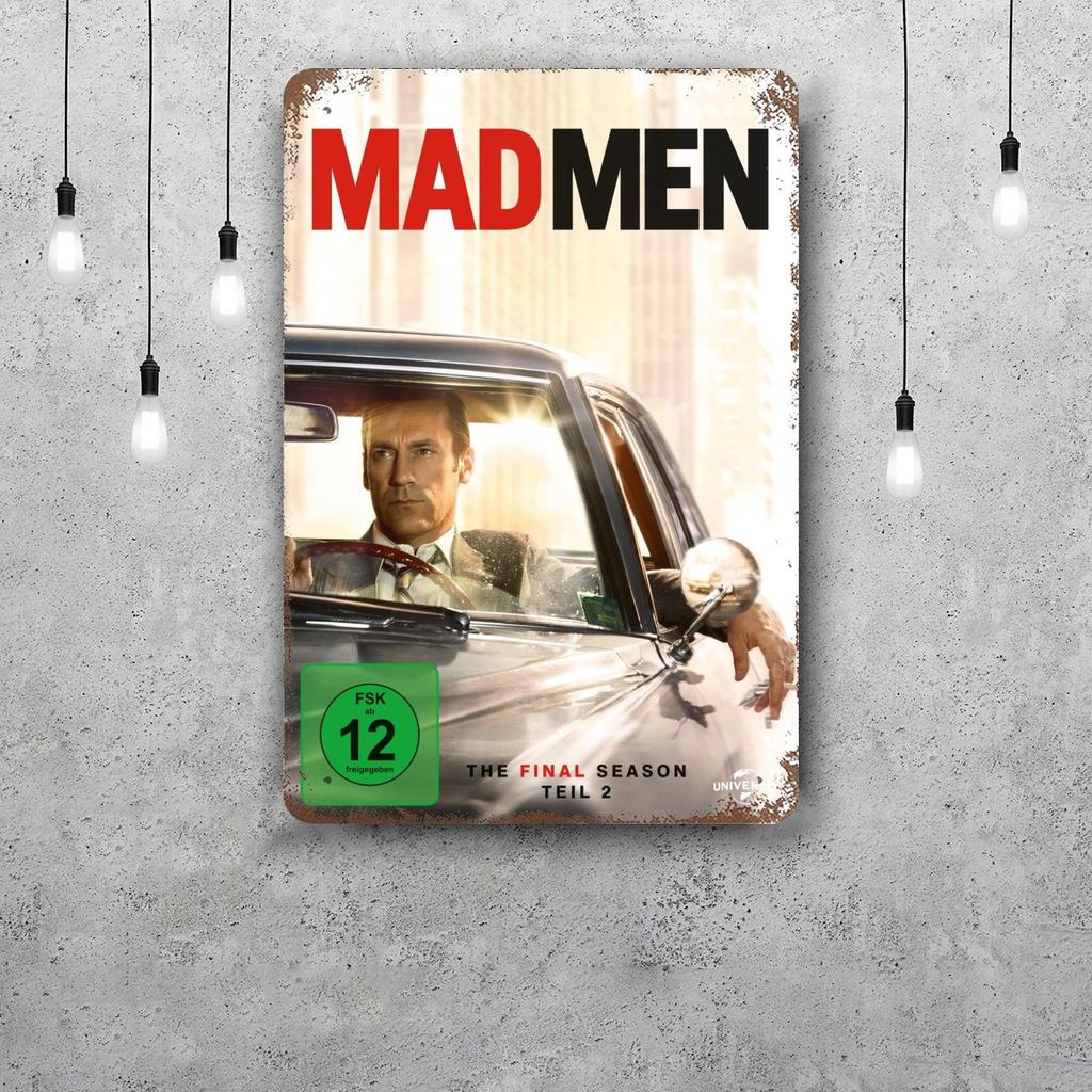 mad men TV show Metal Signs wall decor Vintage Tin Signs Captain Metal Poster Decor for Bar Pub Club Wall Decoration