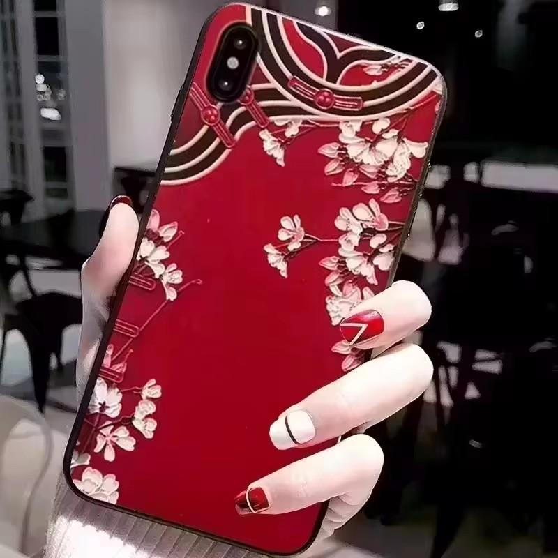 For Vivo Y33 / Y35 / Y36 Case 3D Flower Relief Silicone Emboss Back Covers for Vivo Y36 4G Case VivoY36 Printed Soft Cartoon