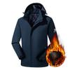 Couple Outdoor Windproof Fleece Thickened Jacket Men's Removable Hat Trend Fashion Jacket Men's