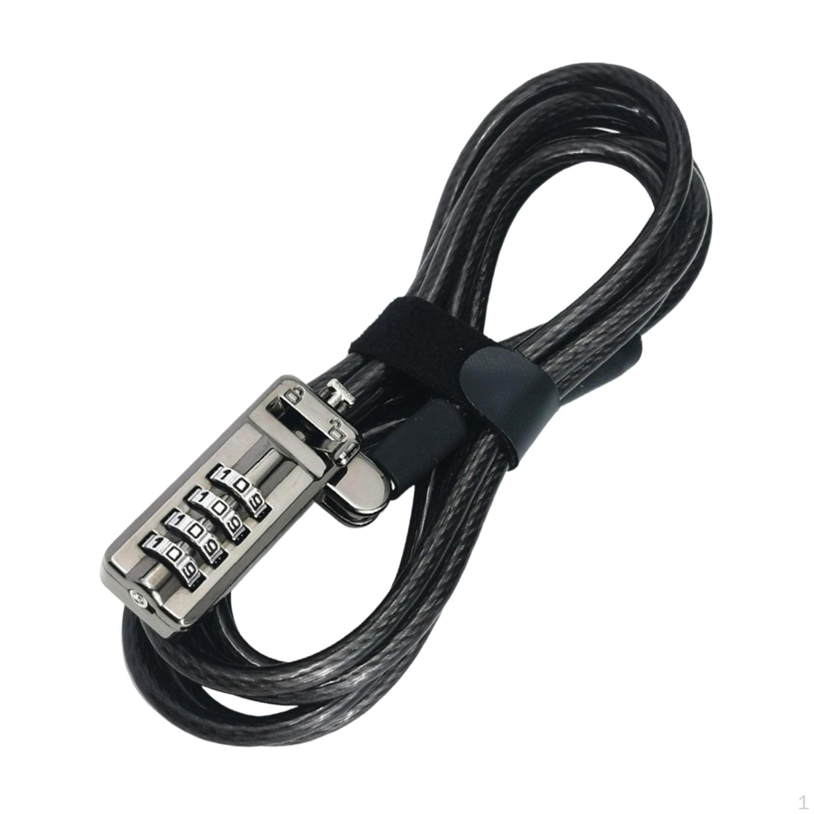Anti Theft Laptop Lock, Combination Lock Professional, Accessories, Easy to Use for 6x 2.5mm Small