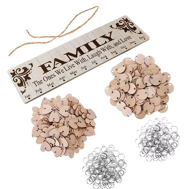

Ид DIY Декор Деревянный Подвесной Календарь Семья Свадьба День Рождения Особые Дни Напоминание Обратный Отсчет Доска Для Рождественских Подарков коричневый