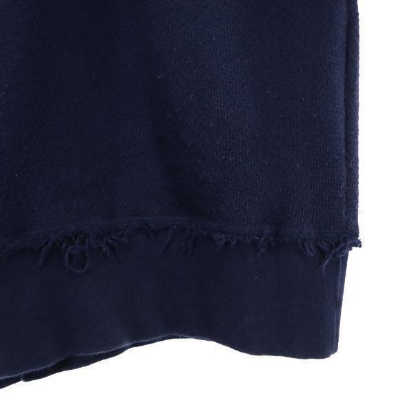 SEVESKIG Long sleeve trainer M Sweatshirt in distressed leather and pile Men's Used