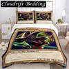 Cartoon Dark Magician Duvet Cover Comforter Fear Bedding set Soft Quilt Cover and Pillowcases for Teens SingleDoubleQueenKing